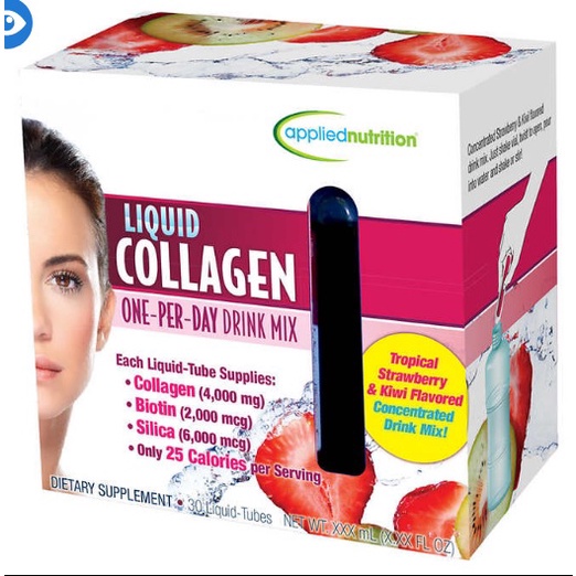 Collagen dạng nước Collgagen Liquid hộp 30 ống_The collagen