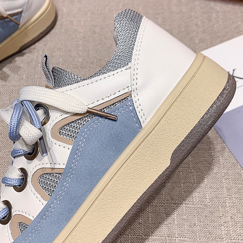 Giày IELGY đế phẳng buộc dây đơn giản thời trang dễ phối đồ