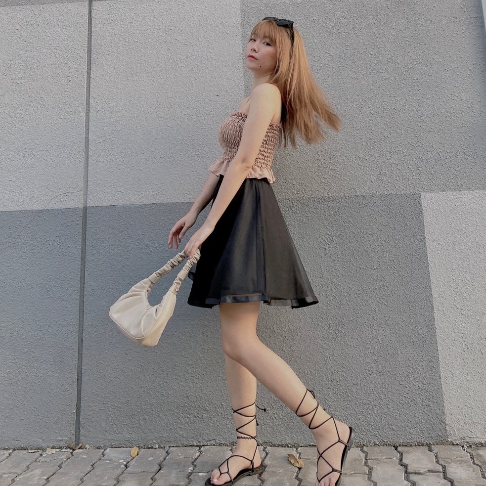 [Hình Thật] Chân Váy Lưới 2 Lớp (Dài/Ngắn) 📷 Mesh Skirt 📷 - bynhienboutique