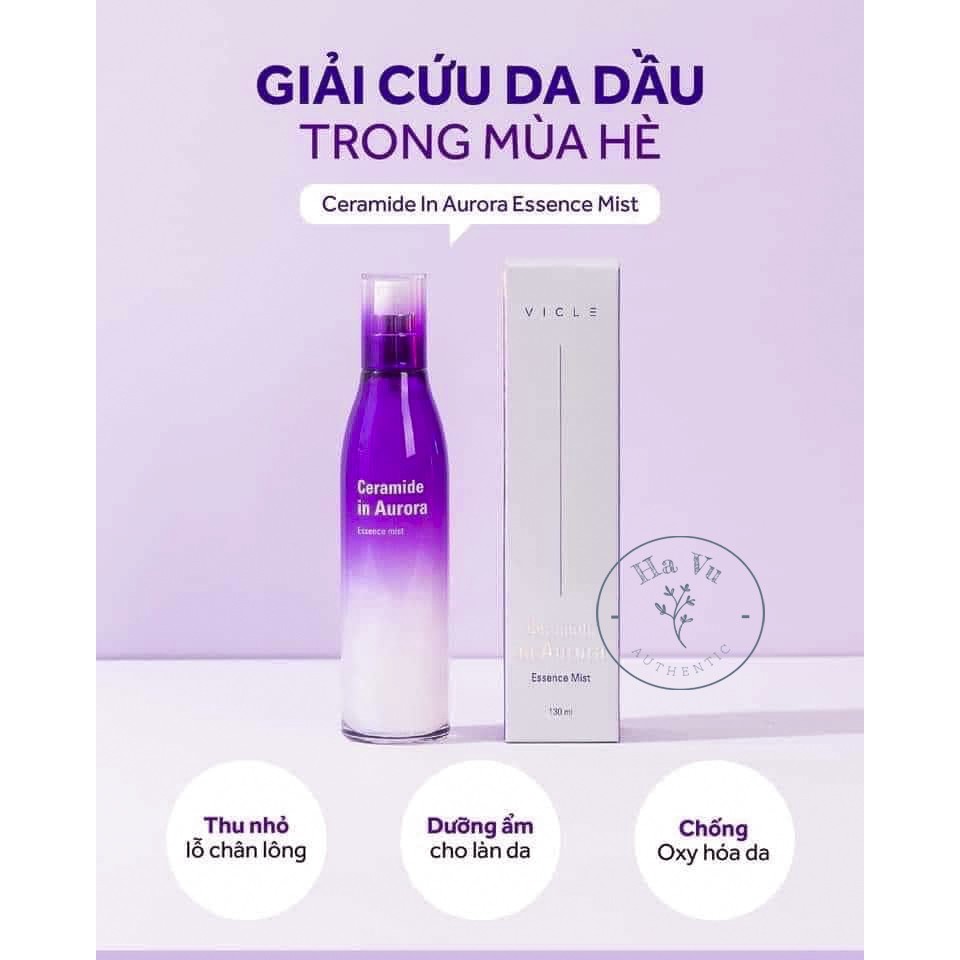 [Hạ Vũ Authentic] Xịt Khoáng Dưỡng 5 Tầng Vicle Ceramide in Aurora Essence Mist | BigBuy360 - bigbuy360.vn