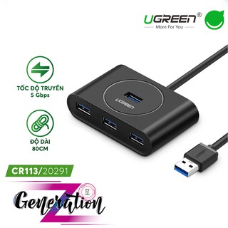 Mua BỘ CHIA 4 CỔNG USB 3.0 UGREEN 20290 - HUB 1-4 USB 3.0 UGREEN 20290