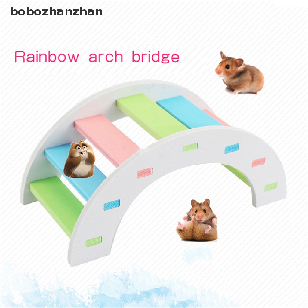 Cầu gỗ đồ chơi kiểu dáng dễ thương dành cho chuột hamster