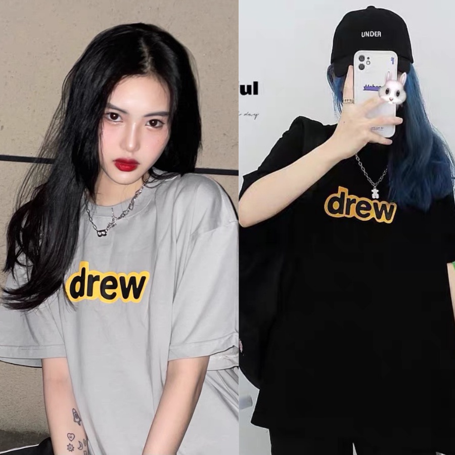 Áo thun Nam, Nữ Unisex Drew House mặt cười Basic, phông tay lỡ oversize form rộng, chất liệu 100% cotton cao cấp | BigBuy360 - bigbuy360.vn