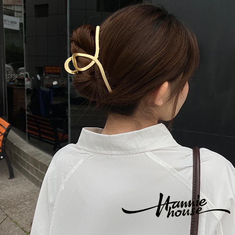 Kẹp tóc cá mập bằng kim loại thiết kế xinh xắn dành cho nữ