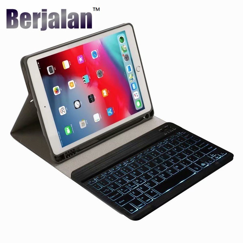 Dành cho Apple iPad pro 10.2 "Vỏ bàn phím Bluetooth có thể tháo rời Ốp lưng Có thể tháo rời Đèn nền Bluetooth có thể tháo rời BK2