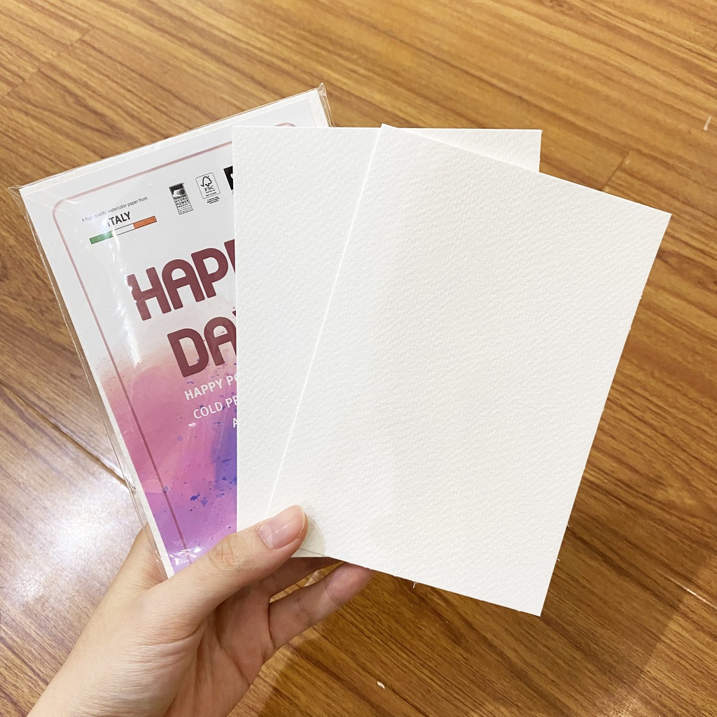 Giấy Vẽ Màu Nước HAPPY (250gsm hoặc 300gsm)