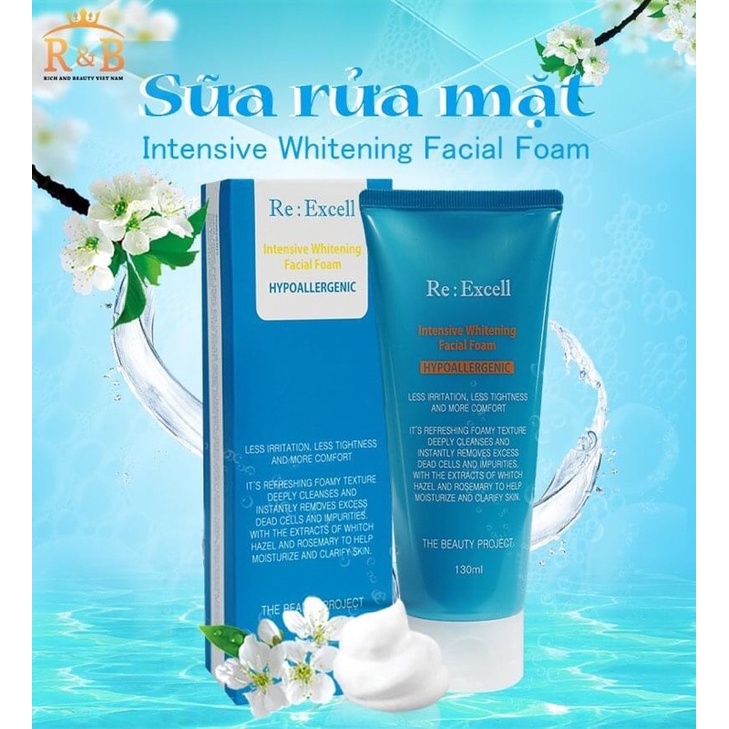 Sữa Rửa Mặt Trắng Da Intensive Whitening Facial Foam | BigBuy360 - bigbuy360.vn