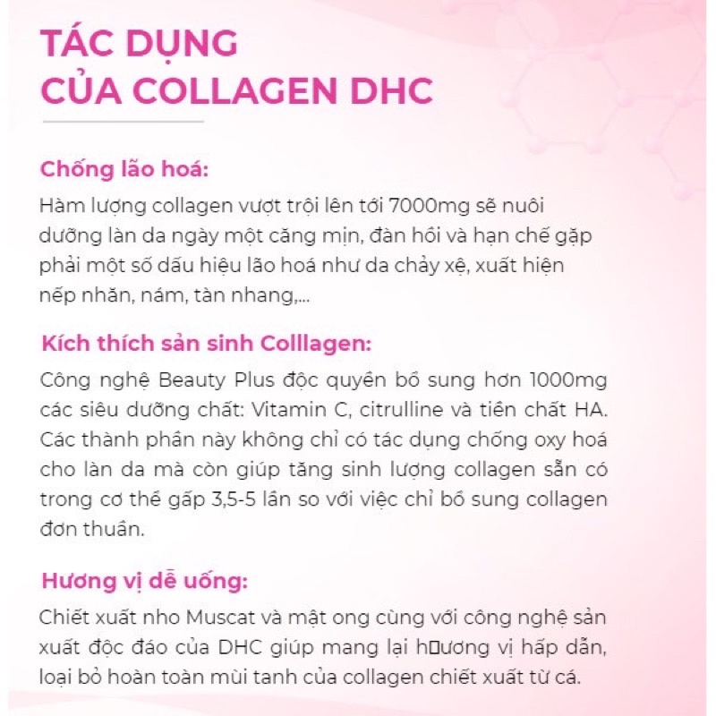 Dhc Nước uống collagen Collagen Beauty 7000 Plus