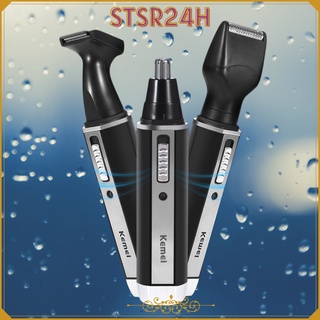 Máy Cạo Râu Đa Năng KEMEI 4 in 1 ❤️FREESHIP❤️ Máy Cạo Râu Cao Cấp 3 Lưỡi Tròn  ES178 Tích Hợp Tông Đơ
