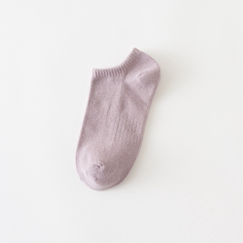 Vớ cotton ngắn mềm mại thoáng khí màu kẹo ngọt ngào cho nữ
