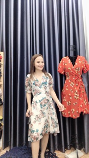 ĐẦM MAXI ĐUÔI CÁ NHÚN EM DÁNG NGẮN (nhiều màu)