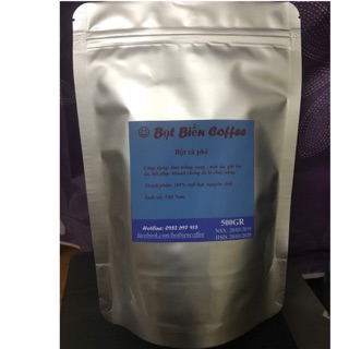 Bột cà phê sạch nguyên chất tẩy da chết 500g - botbiencoffee