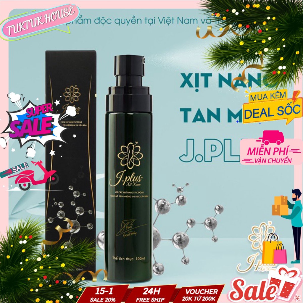 (CHÍNH HÃNG)Xịt Tan Mỡ Nano J.Plus (𝐓𝐔𝐊𝐓𝐔𝐊.𝐇𝐎𝐔𝐒𝐄)