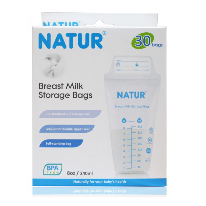 Túi trữ sữa Natur 80314 (30pcs, BPA free)