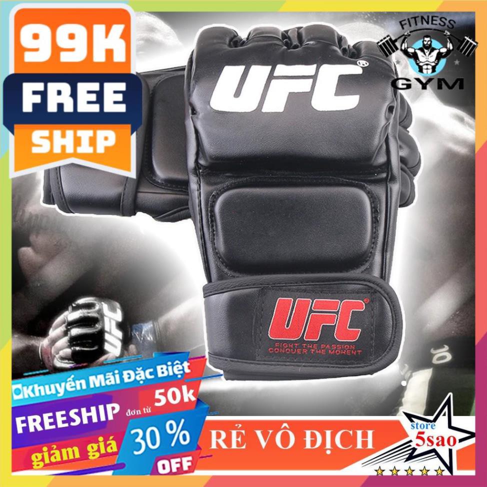 FREESHIP 🎁 Găng tay UFC hở ngón ⚡ Găng tay MMA