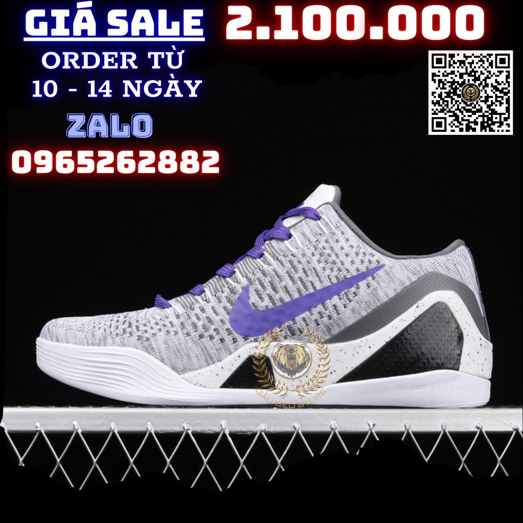 ORDER + FREESHIP Giày Outlet Sneaker _Nike Zoom Kobe 11 Elite Low BHM MSP: 698595-111 40-46  ➡️ gaubeostore.shop