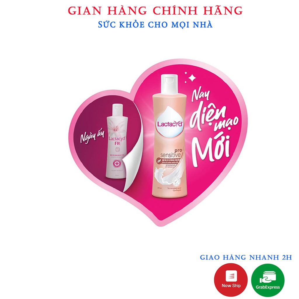 Dung Dịch Vệ Sinh Phụ nữ Lactacyd Pro Sensitive 250ml