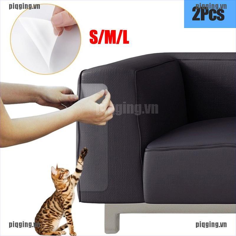 WELL Bộ 2 Tấm Phủ Ghế Sofa Trong Suốt Chống Trầy