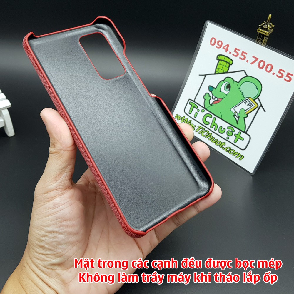 [Ảnh Thật] Ốp Lưng Xiaomi Mi 10T/ 10T Pro 5G Da PU Phối 2 Màu Sọc Chỉ
