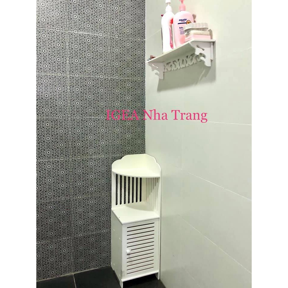 Tủ góc nhà xinh 2 tầng thông minh hiện đại chống nước chính hãng IGA- IG123