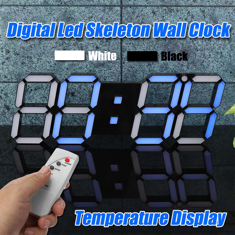 Đồng hồ báo thức để bàn led cổng usb 3d + điều khiển từ xa