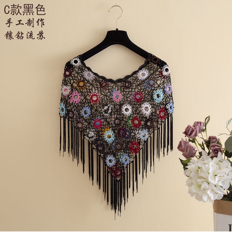 Áo Choàng Ren Mỏng Dáng Rộng Chống Nắng Handmade Dành Cho Nữ
