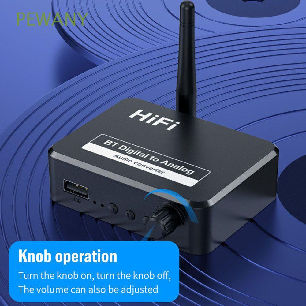 Thiết bị điều hợp thu âm thanh Bluetooth AUX 5.1 chuyển đổi hifi kỹ thuật số qua analog quang đồng trục nhiều màu