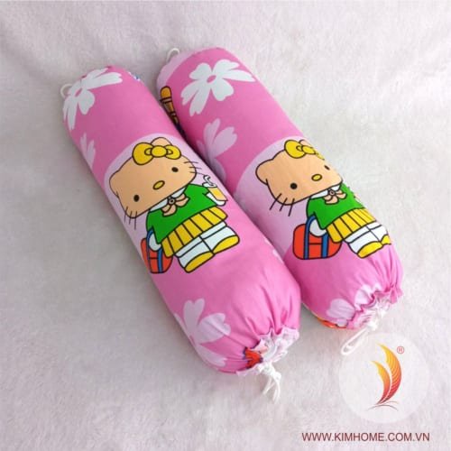 Vỏ gối ôm 5 tấc trẻ em, Áo gối ôm 50cm cotton kara.