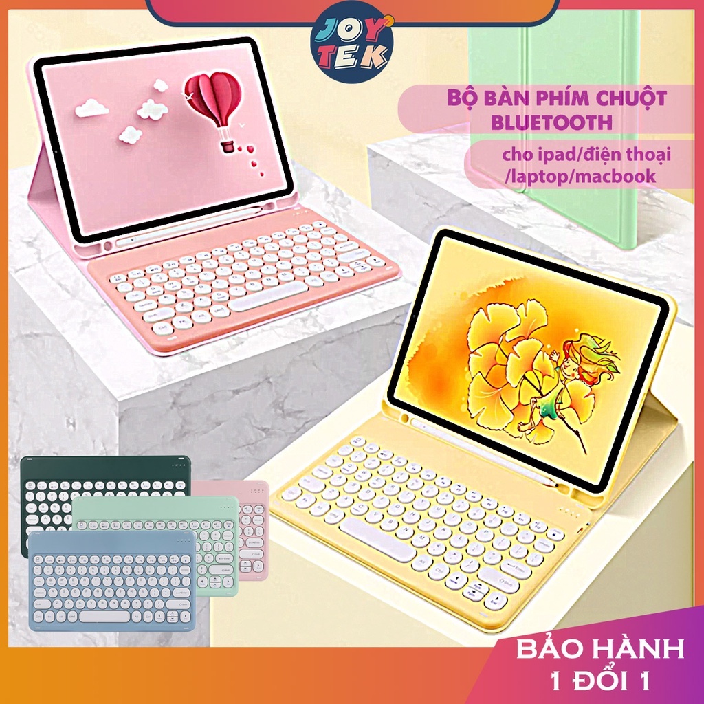 ❐Bàn phím Bluetooth không dây kèm chuột Cho Ipad / điện thoại laptop /macbook nhiều màu sắc