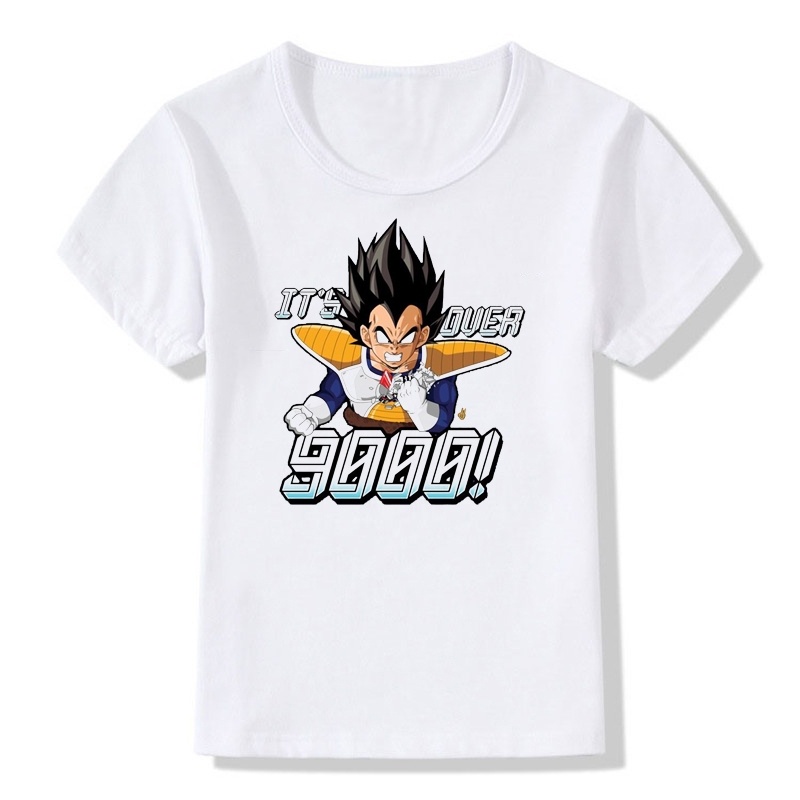 Áo Thun Tay Ngắn In Họa Tiết Dragon Ball Z Vegeta Vui Nhộn Thời Trang Mùa Hè Cho Bé