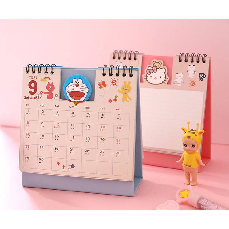 🌻LỊCH DORAEMON ĐỂ BÀN 🎀 DORAEMON HOUSE