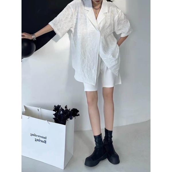 Áo sơ mi cách điệu ulzzang