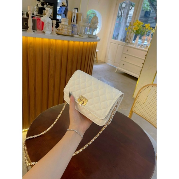 Túi Khoá gập c.n.k  chần trám size 20cm