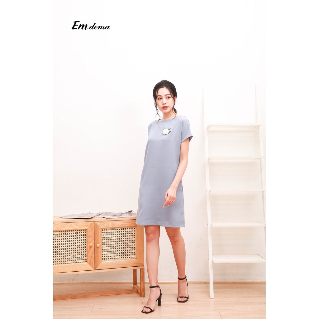 Váy đầm thiết kế, Đầm công sở giáng suông họa tiết hoa ❤FREESHIP❤ vải mềm mịn, dày dặn, tôn dáng