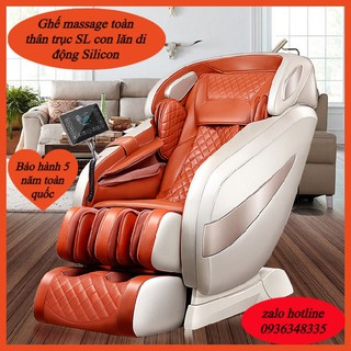 Ghế Massage Trị Liệu Toàn Thân -Ghế Matxa Toàn Thân Con Lăn Silicon Di Động- Ghế Massage Toàn Thân Trục SL