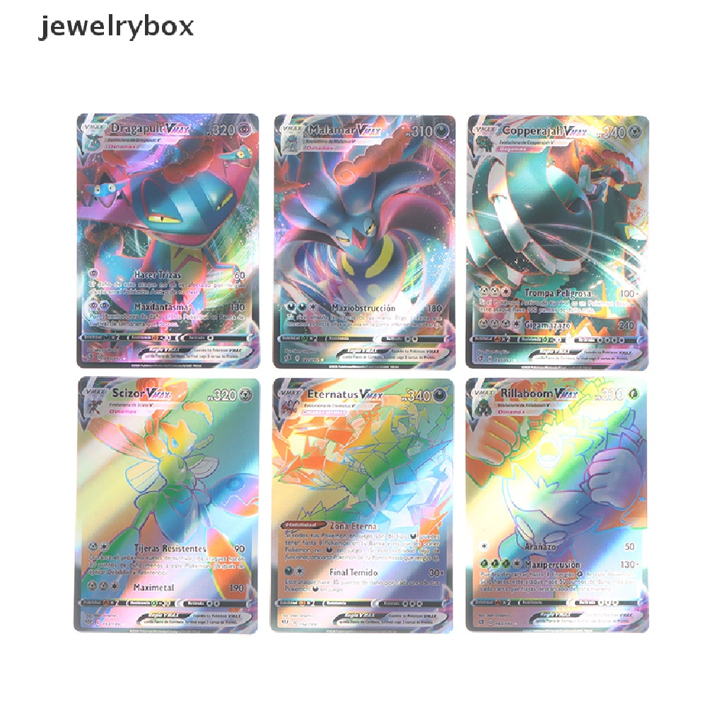 Bộ Thẻ Bài Pokemon Màu Cầu Vồng Độc Đáo