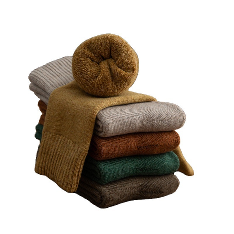 Vớ Len Cashmere Dày Giữ Ấm Mùa Đông Cho Nữ