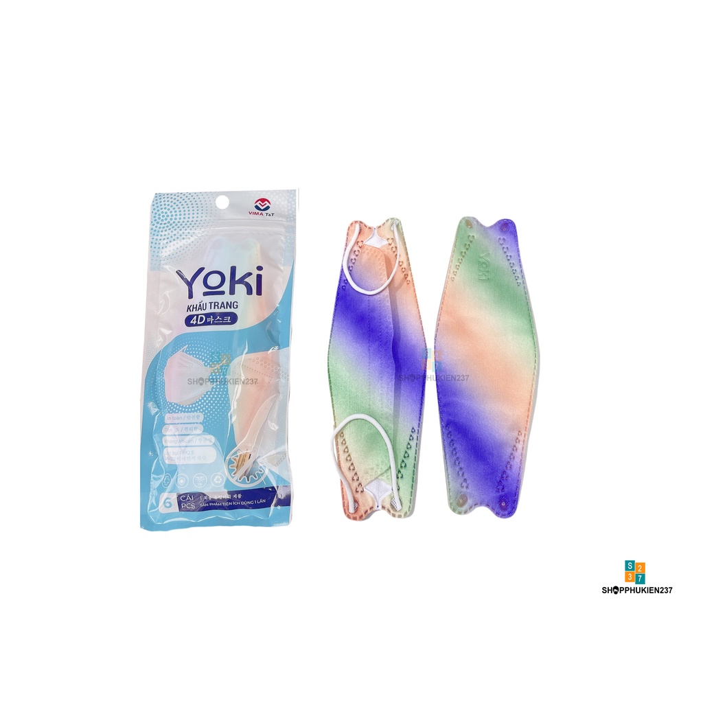 Khẩu trang 4D KF94 Yoki 4 Lớp Hàng Chính Hãng Công Ty