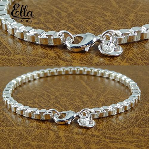 Vòng Đeo Tay Xi Mạ BạC Đơn GiảN ThờI Trang Cho Nam Nữ