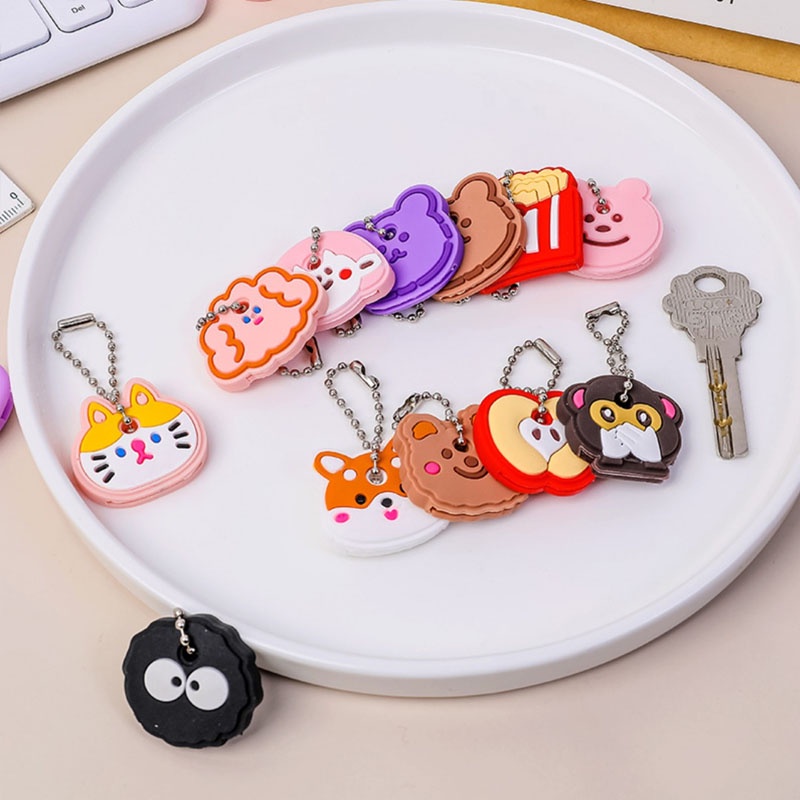 Bao Bảo Vệ Chìa Khóa Chất Liệu Cao Su, Bọc Chìa Khóa Nhiều Hình Ngộ Nghĩnh