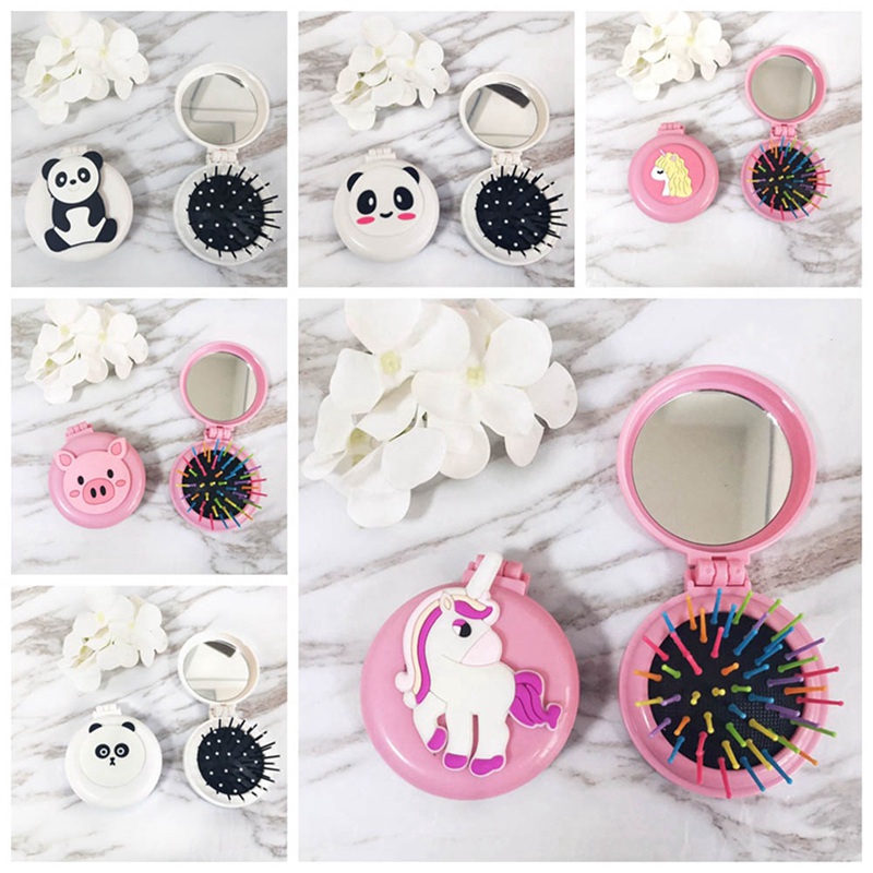 Tmdbyx Lược Chải Tóc Loại Nhỏ Hình Kỳ Lân Dễ Thương Tiện Dụng