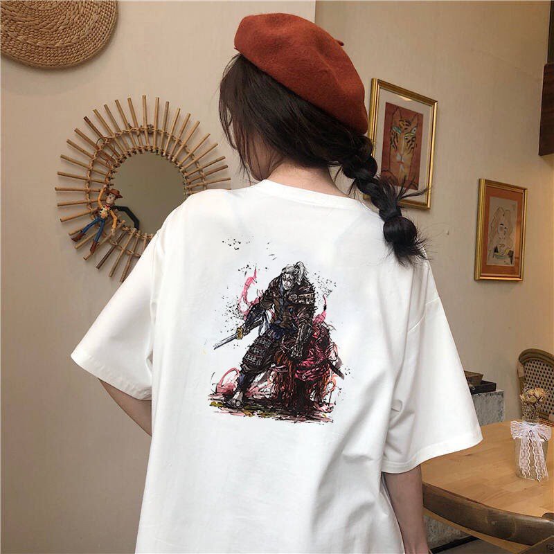 Áo thun tay lỡ nữ form rộng Samurai form rộng vải dày mịn 2020T1841