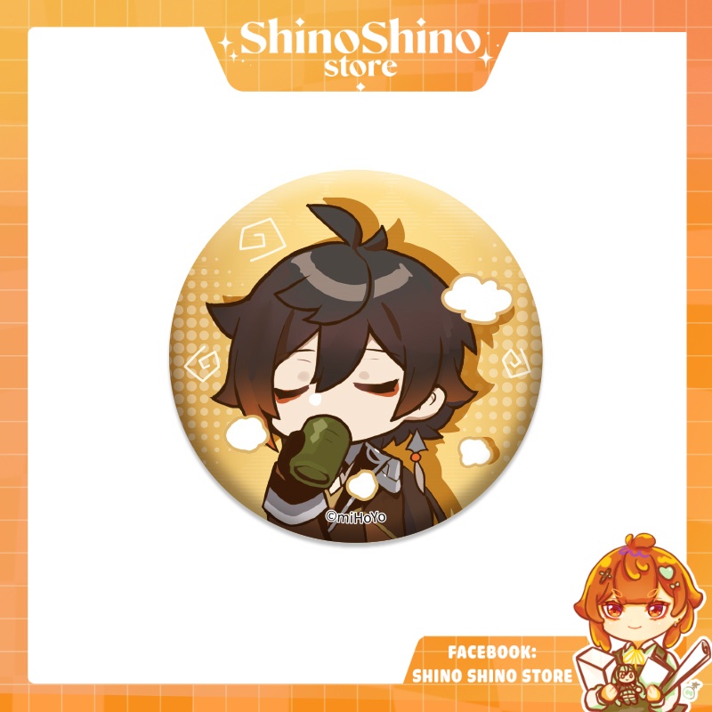[có sẵn] huy hiệu genshin impact chibi từ official shop