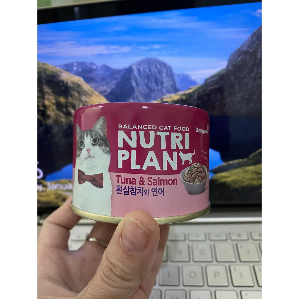 Pate cá ngừ mix vị đóng hộp Nutri Plan cho mèo cưng – Boss Garden