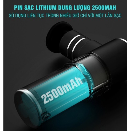 [Mã 254FMCGSALE giảm 8% đơn 500K] Súng massage cơ bắp Booster MINI 2 - Cảm biến lực đấm Ai - Dòng mini siêu nhỏ gọn