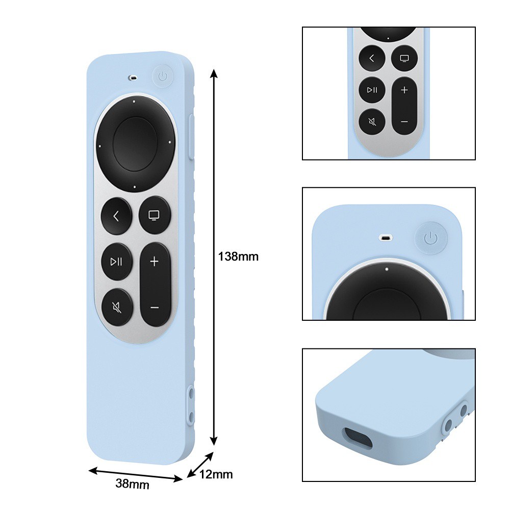 Vỏ Bọc Điều Khiển Từ Xa Bằng Silicon Nhiều Màu Chống Nước Chống Bụi Cho 2021 Apple Tv 4 | BigBuy360 - bigbuy360.vn