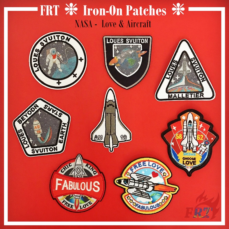 Miếng dán vá ủi chủ đề Nasa cá tính