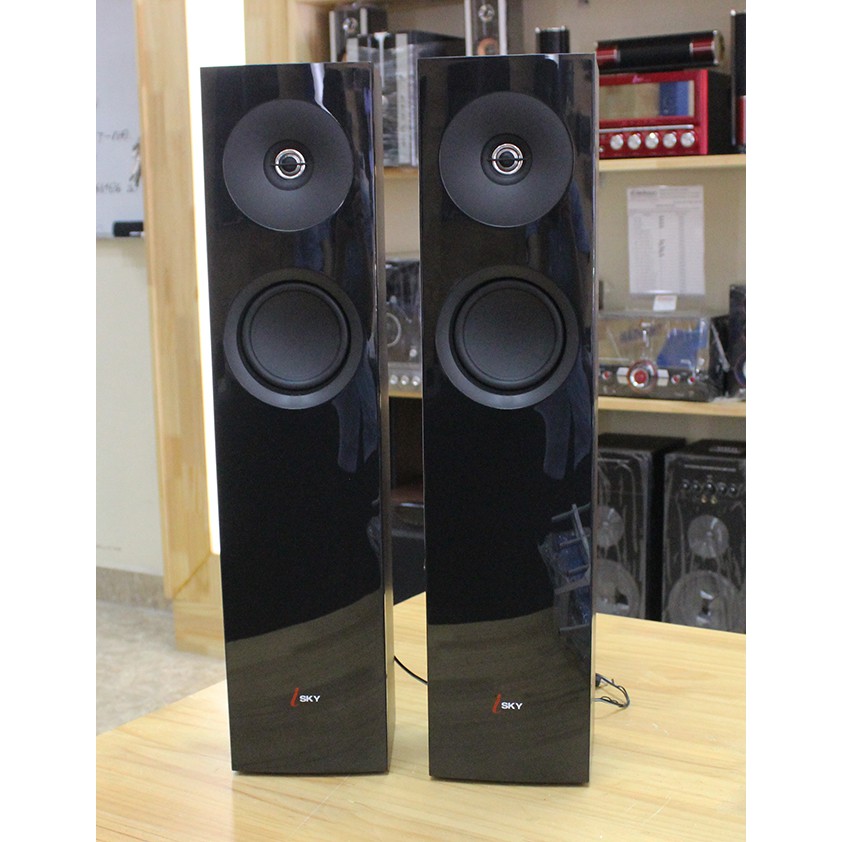 Loa tivi, loa vi tính để nghe nhạc, hát karaoke Skynew SKN-325 vân gỗ, tích hợp bluetooth hát karaoke, tặng mic hát kok
