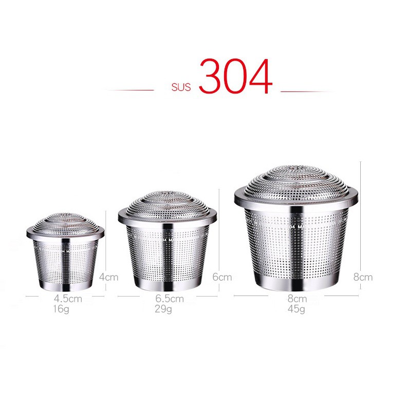 Dụng cụ lọc trà thả ấm inox 304 - SSGP | BigBuy360 - bigbuy360.vn