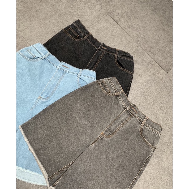 ✅Freeship✅ Quần ngố jean mềm. Hình cận vải shop chụp